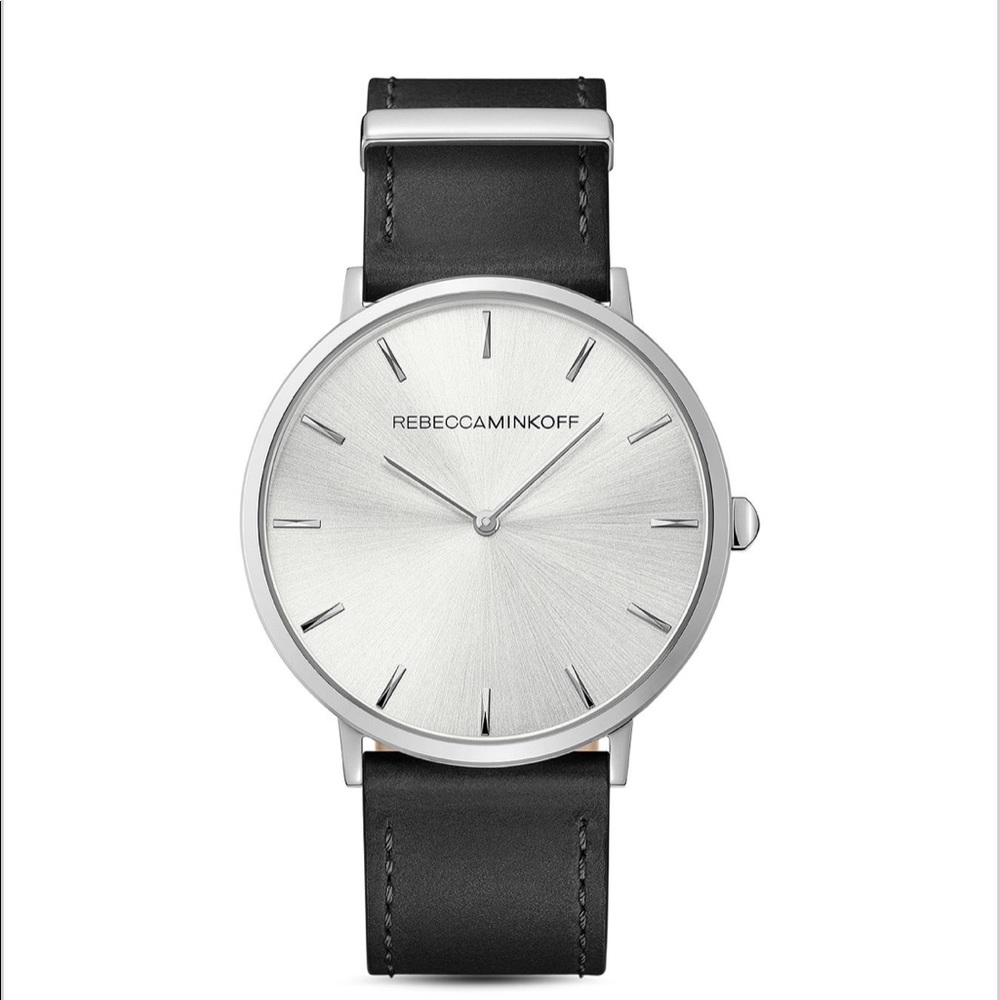 Rebecca Minkoff Black/Silver Major Watch